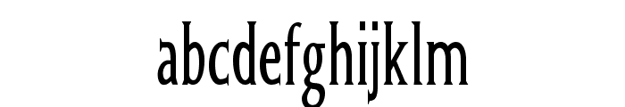 Seraph-ExtracondensedBold Font LOWERCASE