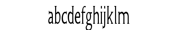 Seraph-ExtracondensedRegular Font LOWERCASE
