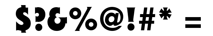 SerifGothicStd-Black Font OTHER CHARS