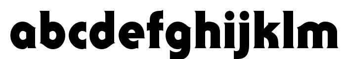 SerifGothicStd-Black Font LOWERCASE