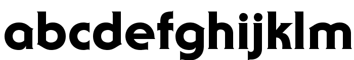 SerifGothicStd-Heavy Font LOWERCASE