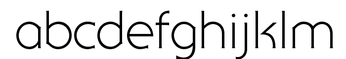 SerifGothicStd-Light Font LOWERCASE