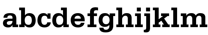 SerifaStd-Bold Font LOWERCASE