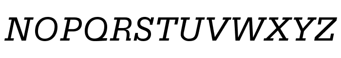 SerifaStd-Italic Font UPPERCASE