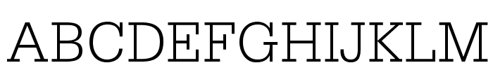 SerifaStd-Light Font UPPERCASE