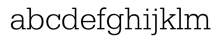 SerifaStd-Light Font LOWERCASE