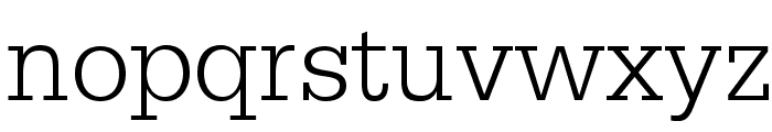 SerifaStd-Light Font LOWERCASE
