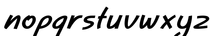 Serivan-BoldItalic Font LOWERCASE