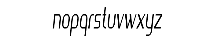 Serti-ExtracondensedItalic Font LOWERCASE