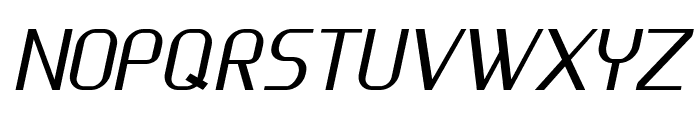 Serti-Italic Font UPPERCASE