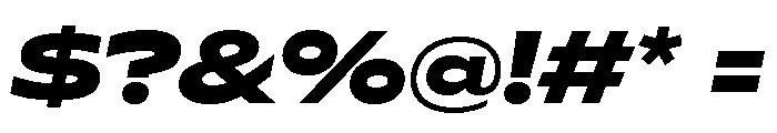 Seabass Black Italic Font OTHER CHARS