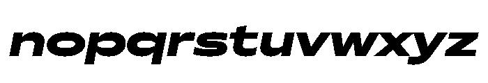 Seabass Black Italic Font LOWERCASE