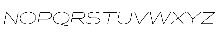 Seabass Extra Light Italic Font UPPERCASE
