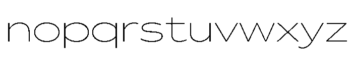 Seabass Extra Light Font LOWERCASE