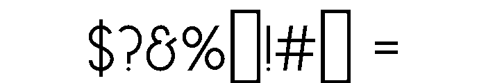 Seafarer Regular Font OTHER CHARS