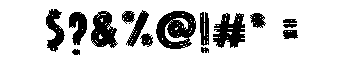 Search Regular Font OTHER CHARS