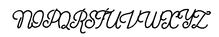 Season Times Script Regular Font UPPERCASE