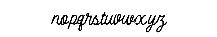 Season Times Script Regular Font LOWERCASE