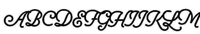 Selfie Neue Round Caps Short Black Font UPPERCASE