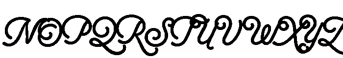 Selfie Neue Round Caps Short Black Font UPPERCASE
