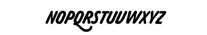 Selfie Neue Round Caps Short Black Font LOWERCASE