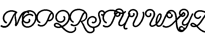 Selfie Neue Round Caps Short Bold Font UPPERCASE