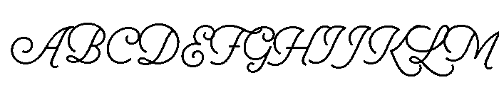 Selfie Neue Round Caps Short Light Font UPPERCASE