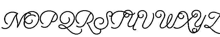 Selfie Neue Round Caps Short Light Font UPPERCASE