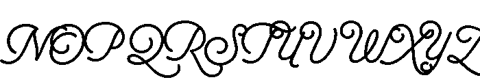 Selfie Neue Round Caps Short Regular Font UPPERCASE