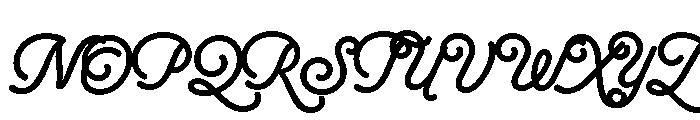 Selfie Neue Round Caps Tall Black Font UPPERCASE