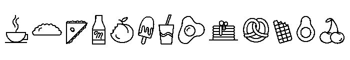 Selfie Neue Round Foodie Font UPPERCASE