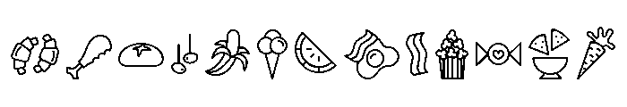 Selfie Neue Round Foodie Font LOWERCASE