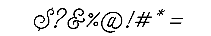 Selfie Neue Round Light Font OTHER CHARS