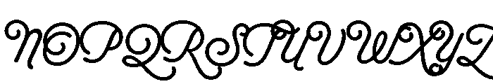 Selfie Neue Round Short Bold Font UPPERCASE