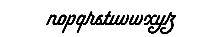 Selfie Neue Round Short Bold Font LOWERCASE