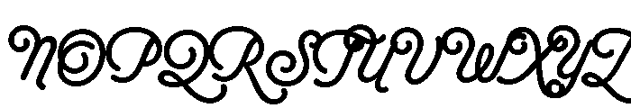 Selfie Neue Round Tall Black Font UPPERCASE