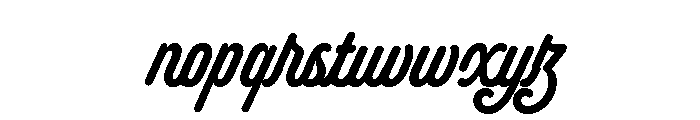 Selfie Neue Round Tall Black Font LOWERCASE