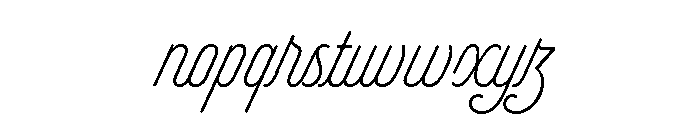 Selfie Neue Round Tall Extra Light Font LOWERCASE