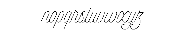 Selfie Neue Round Tall Thin Font LOWERCASE
