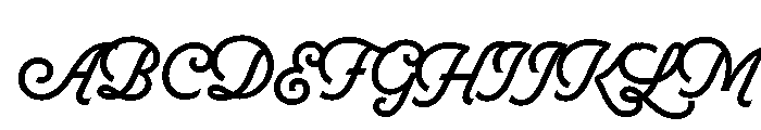 Selfie Neue Sharp Caps Black Font UPPERCASE