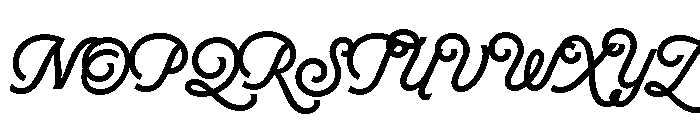 Selfie Neue Sharp Caps Black Font UPPERCASE