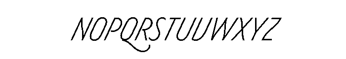 Selfie Neue Sharp Caps Extra Light Font LOWERCASE