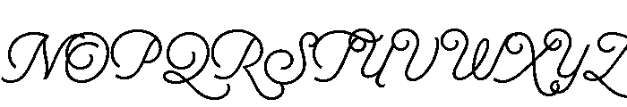 Selfie Neue Sharp Caps Light Font UPPERCASE
