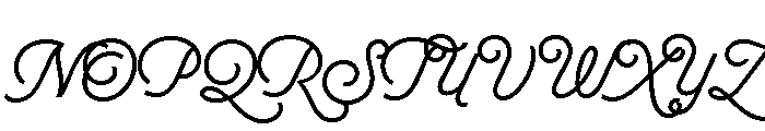 Selfie Neue Sharp Caps Regular Font UPPERCASE