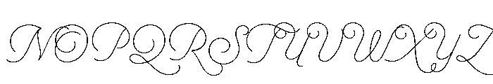 Selfie Neue Sharp Caps Thin Font UPPERCASE