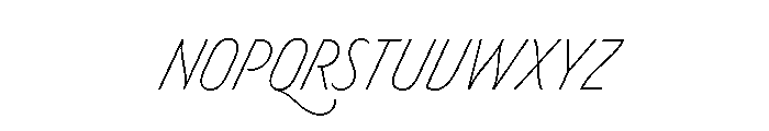 Selfie Neue Sharp Caps Thin Font LOWERCASE