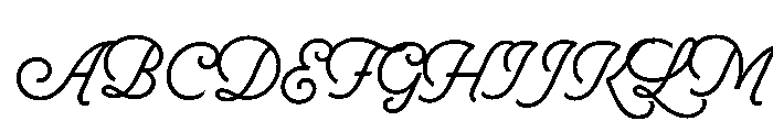 Selfie Neue Sharp Caps Font UPPERCASE