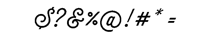Selfie Neue Sharp Regular Font OTHER CHARS
