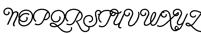Selfie Neue Sharp Regular Font UPPERCASE