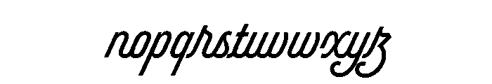 Selfie Neue Sharp Regular Font LOWERCASE